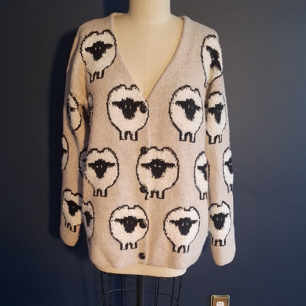 Woolrich x Target Sheep Cardigan Sweater NWT Large